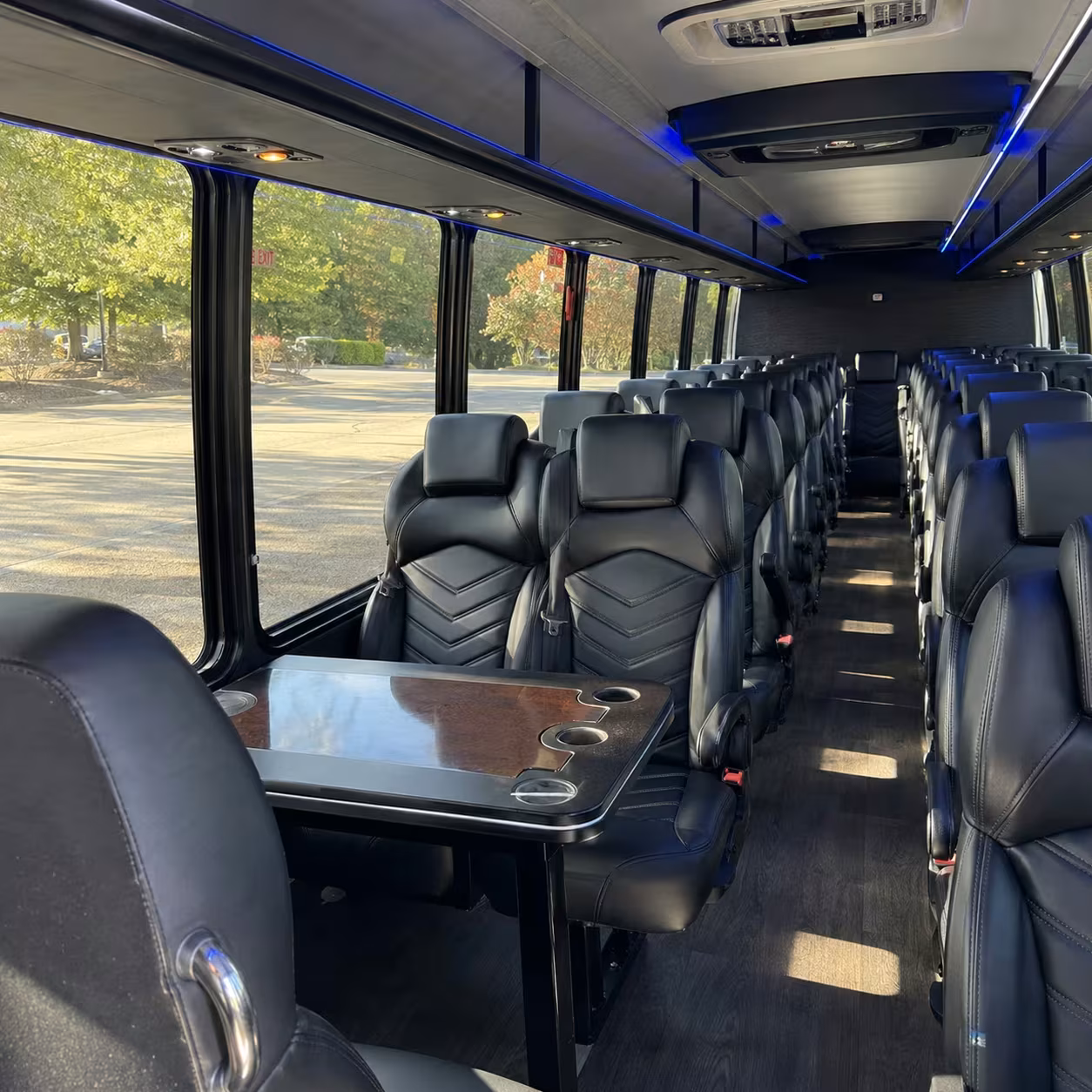 25 passenger minibus inside
