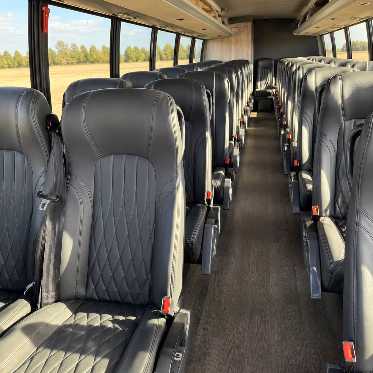 25 passenger minibus interior