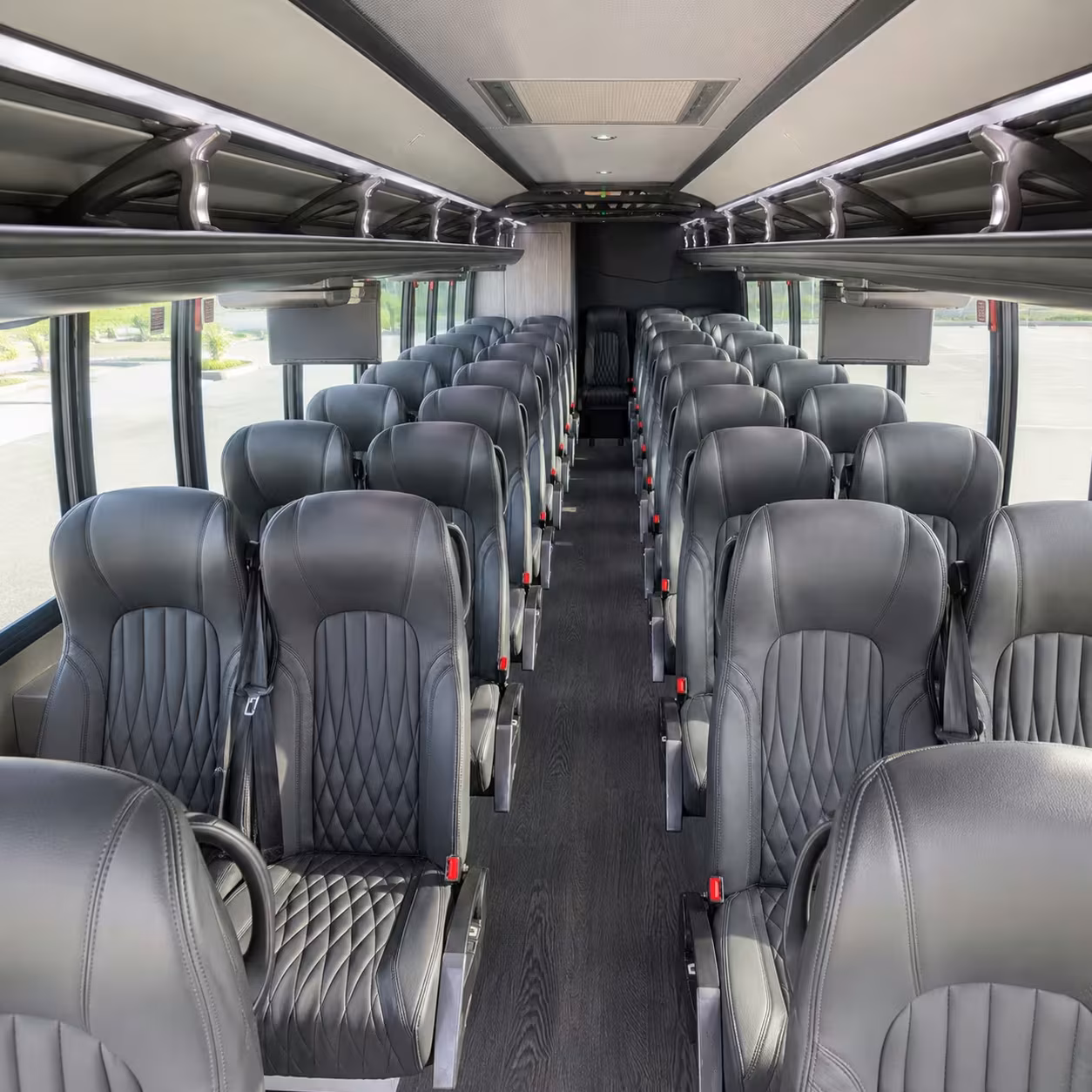 30 passenger minibus inside