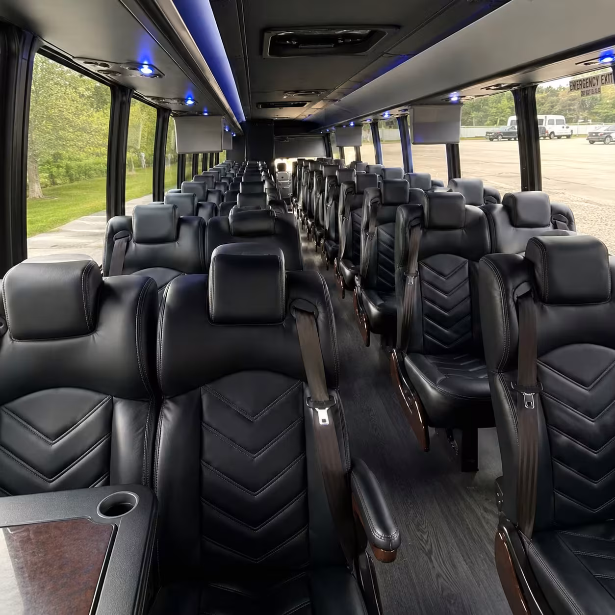 35 passenger minibus inside