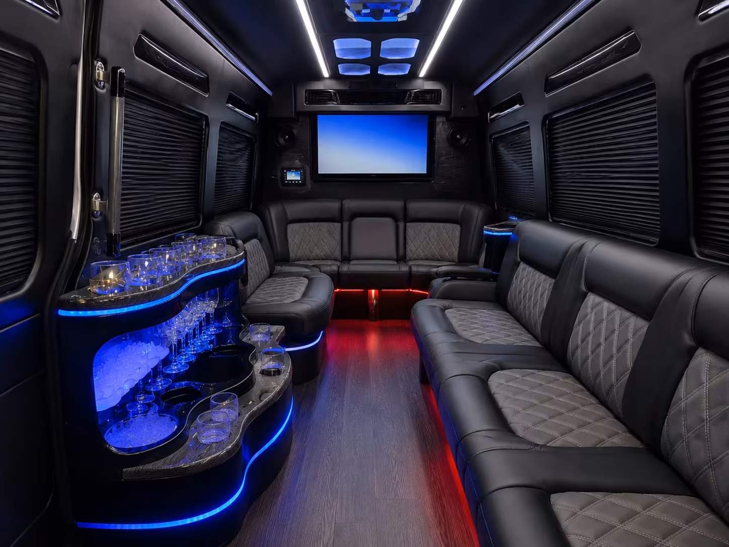 sprinter van transportation for groups and events across newport beach