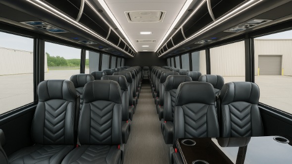 28 passenger minibus interior