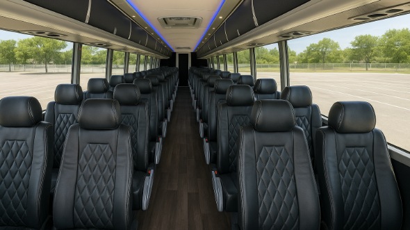 50 passenger charter bus interior newport beach