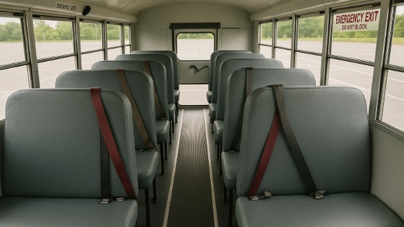 newport beach school bus rental inside