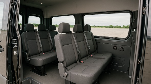 sprinter van with driver interior newport beach