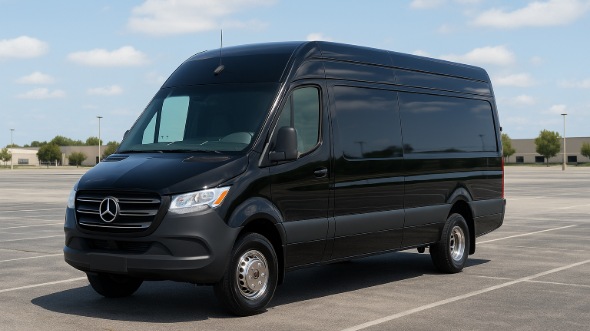 sprinter van with driver newport beach